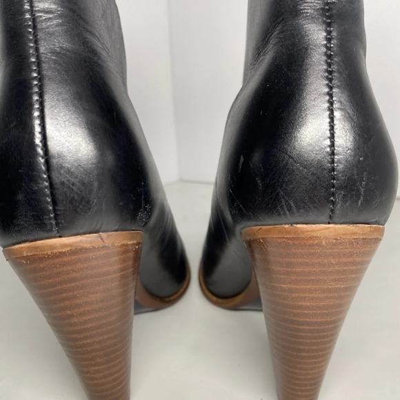 DMSX Donald J Pliner Black Leather Ankle Boots - Picture 6 of 10